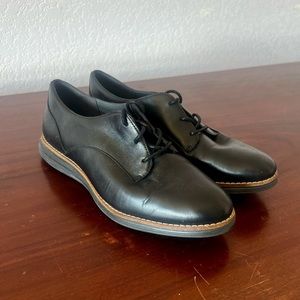 Cole Haan Women’s Original Grand Oxford Shoes, Black Leather 7.5